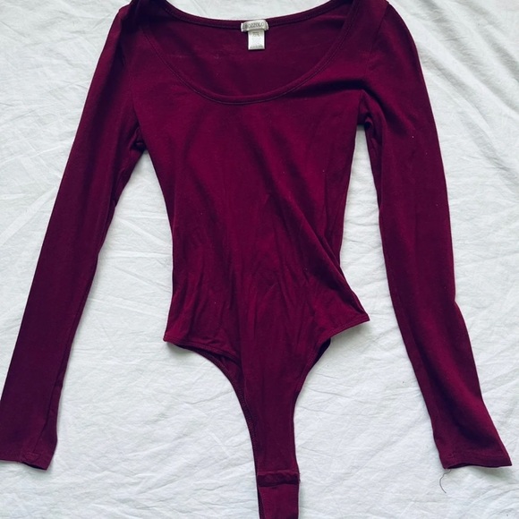 Fashion Nova Other - FashionNova Burgundy Bodysuit